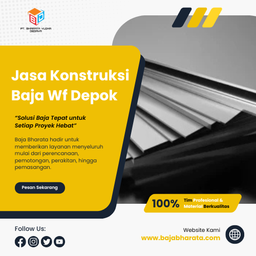 Jasa Konstruksi Baja Wf Depok