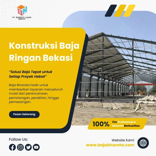 konstruksi baja ringan bekasi