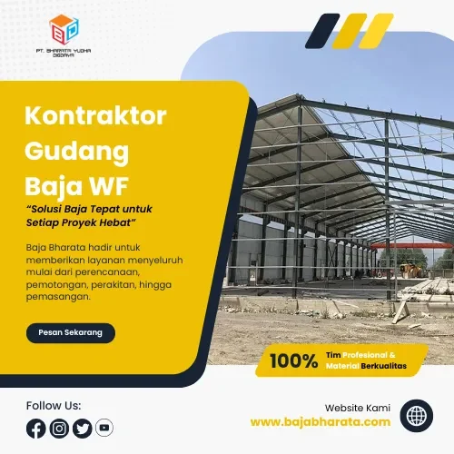 Kontraktor Gudang Baja WF