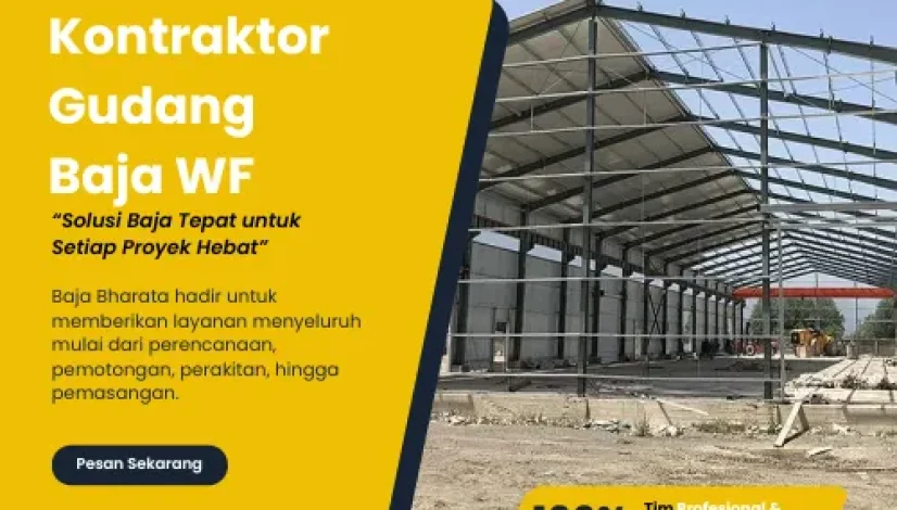 Kontraktor Gudang Baja WF