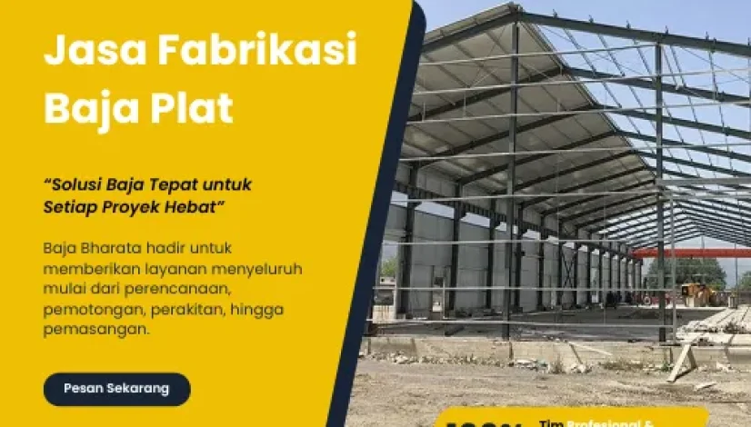Jasa Fabrikasi Baja Plat